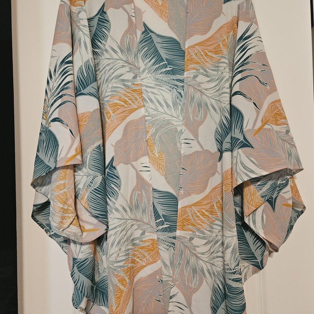 Adora Multicolor Leaf Pattern Fabric - image 1